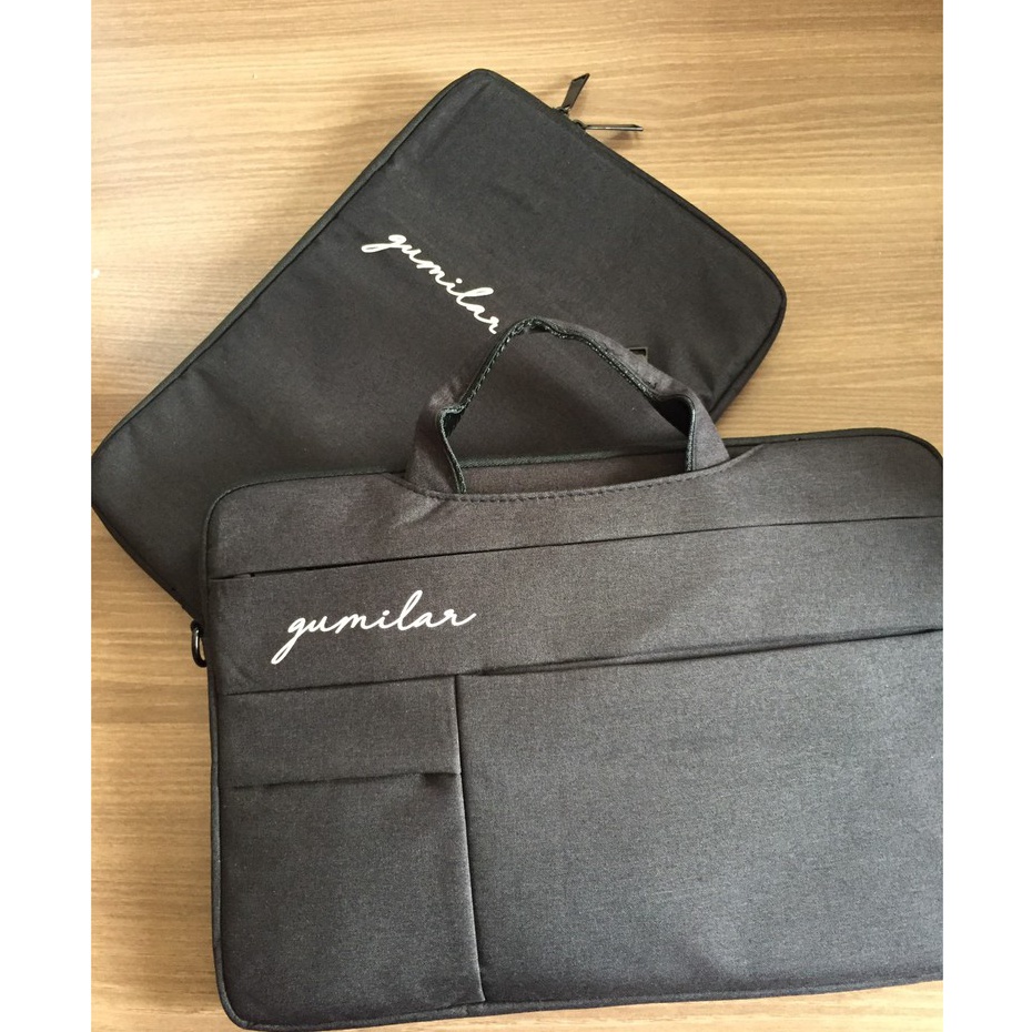 CUSTOM CETAK TAMBAH NAMA / NAME POUCH SLEEVE CANVAS BAGS