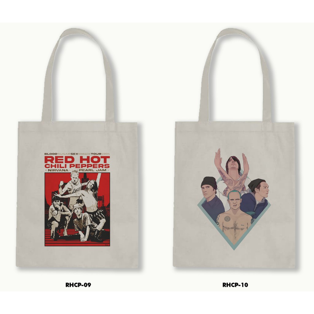 TOTE BAG RESLETING - RHCP/RED HOT CHILI PEPPERS