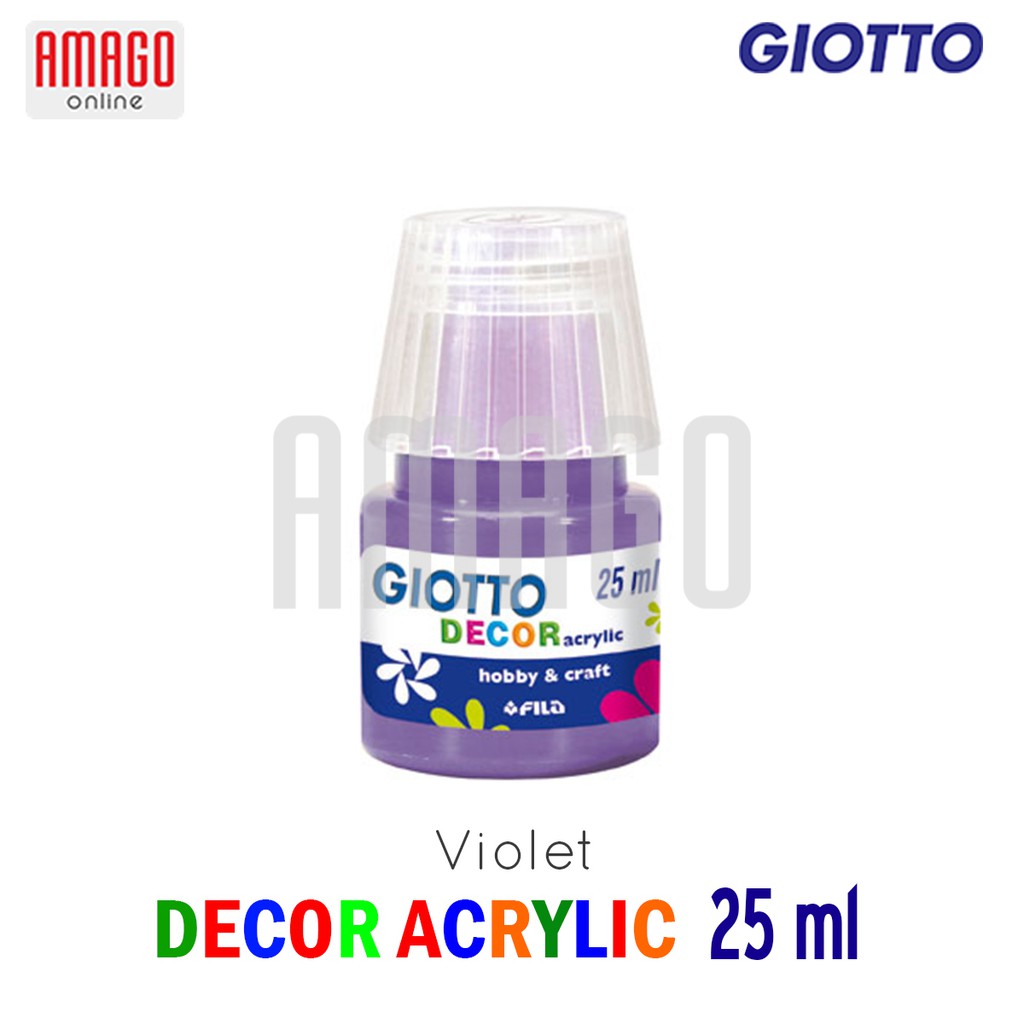 

GIOTTO Decor Acrylic Cat Akrilik Dekorasi 25 ml - warna Violet - 538119