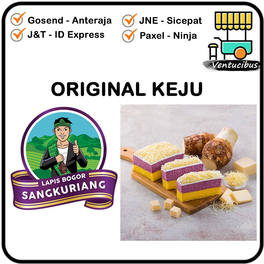Lapis Bogor SANGKURIANG Original keju Kue Bolu Talas Asli Bogor