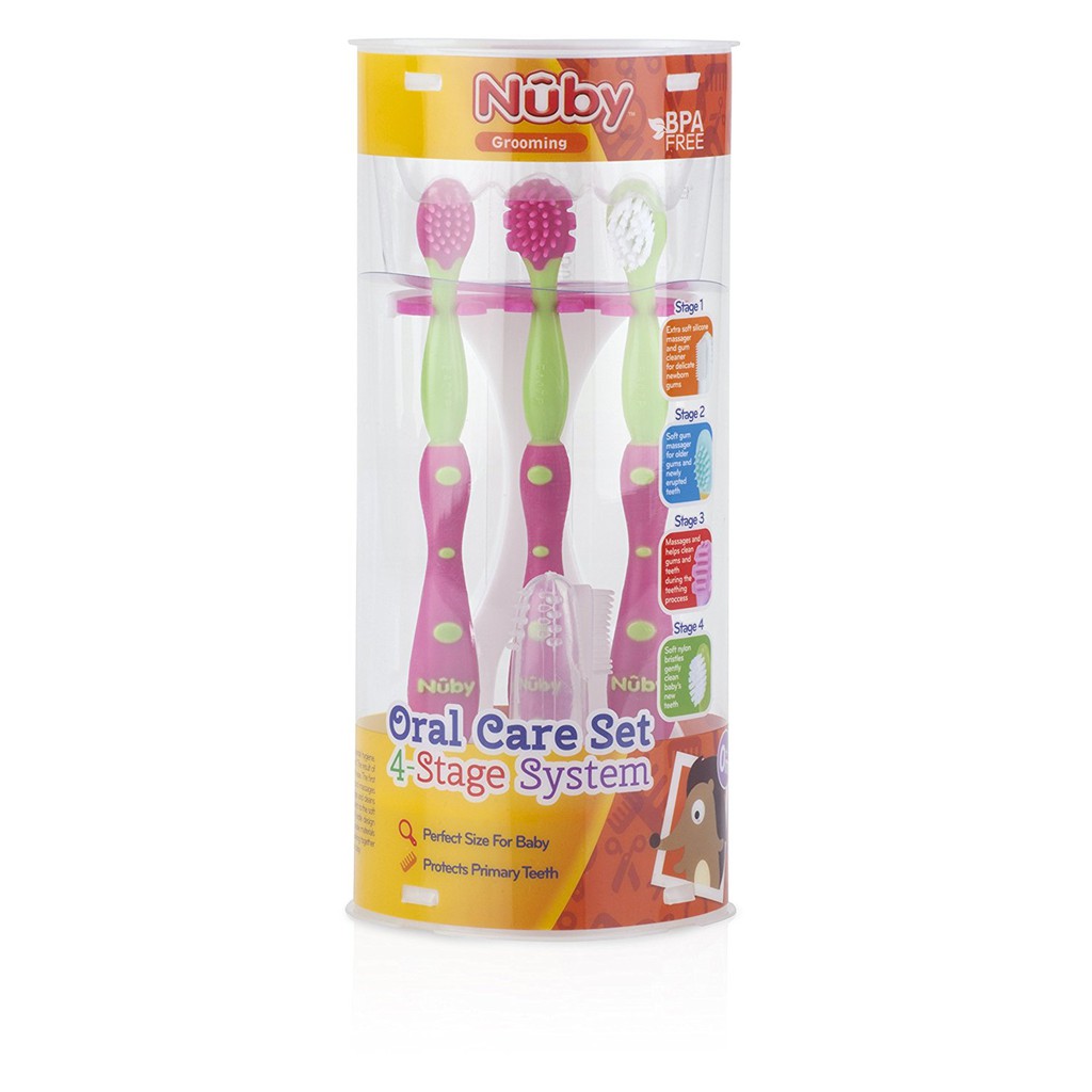 Nuby Oral Care Set 4 Stage System