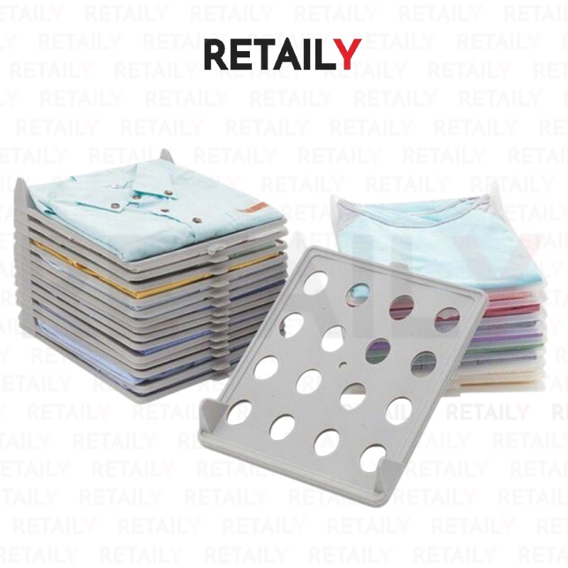 Retaily HL0290 Sekat Baju Tatakan Pakaian Small Clothes Organizer Pembatas Pakaian