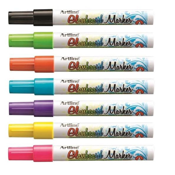 

(Terbaik) SPIDOL KACA PAPAN TULIS GLASSBOARD MARKER ARTLINE EPG-4