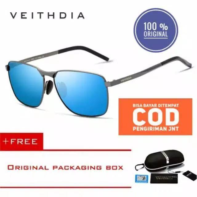 ORIGINAL VEITHDIA - Kacamata Pria Polarized Anti Silau UV 400 Type 2462