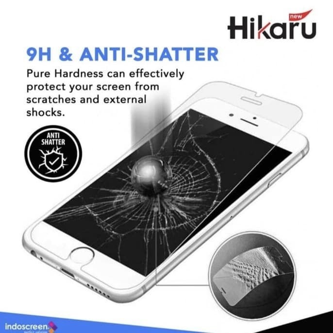 INFINIX  HOT 8 HOT 9 NOTE 7 LITE Hikaru Premium Tempered Glass Anti Gores Kaca Bening