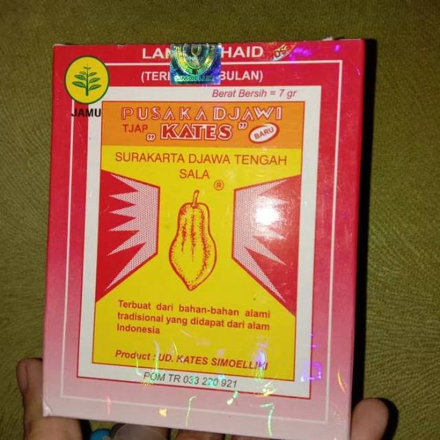 

Lancar Haid Cap kates