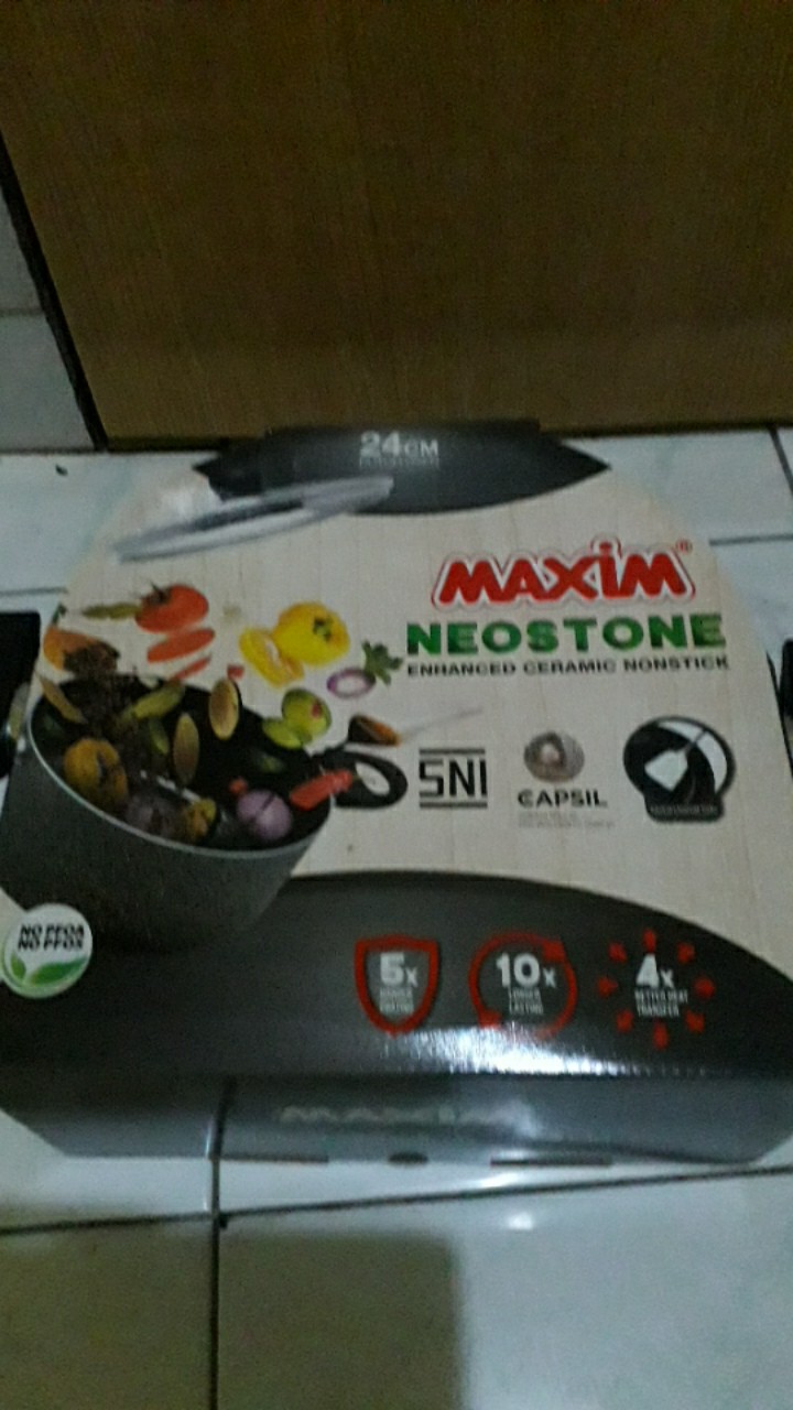 Maxim Neostone Dutch Oven/panci Anti Lengket/panci Maxim Neostone /maxim Neostone