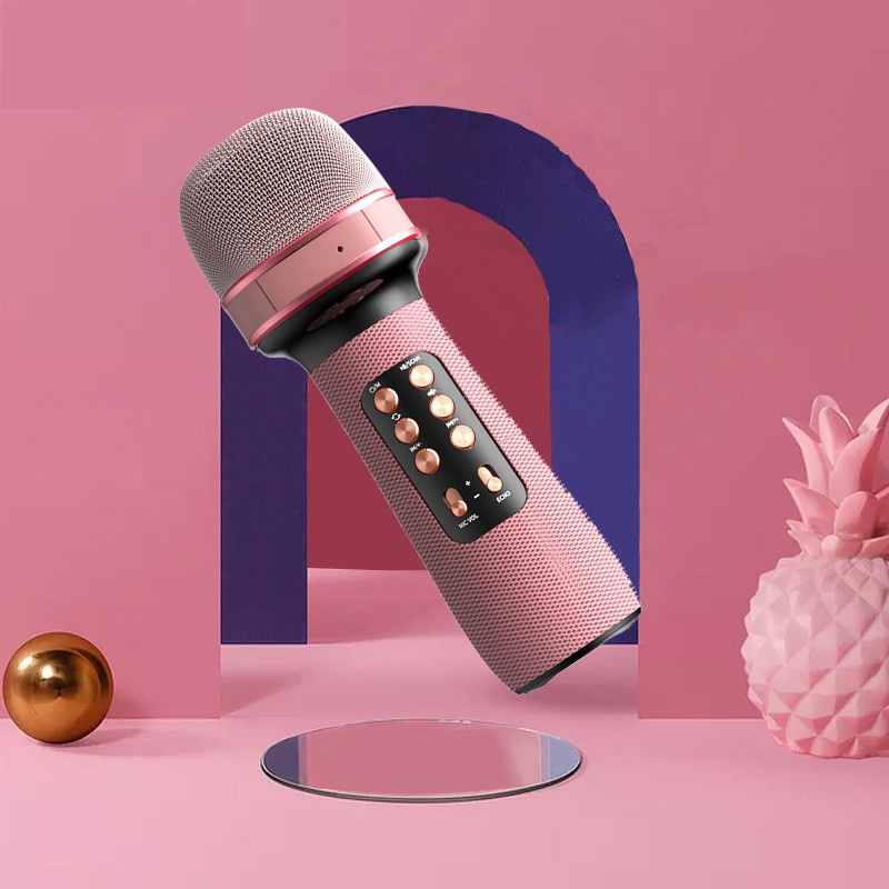 Mic Karaoke Wireless Microphone KTV Mikrofon Speaker Mikrofon Wireless Bluetooth Karaoke Player