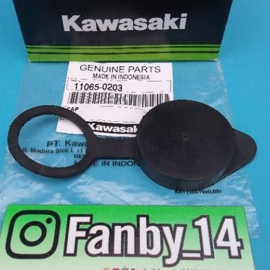 Karet Tutup Tabung Botol Penampung Air Radiator Ninja R dan Ninja SS Original Kawasaki
