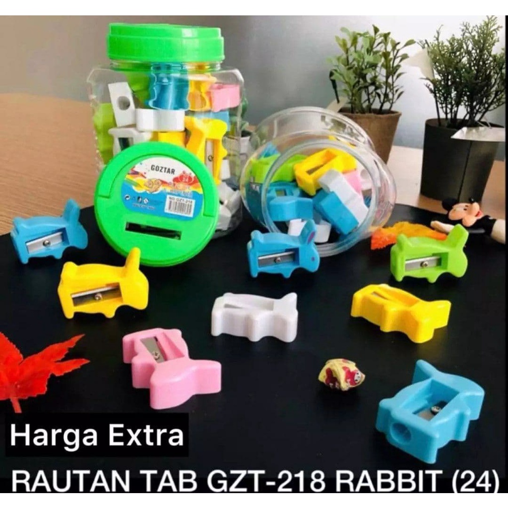 RAUTAN PENSIL MOTIF RABBIT ISI 24 PCS GROSIR BERKUALITAS TERMURAH