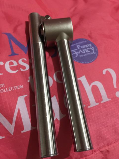 [951] Penghancur Pelumat Bawang Putih Stainless Steel - Garlic Press Onion Crusher