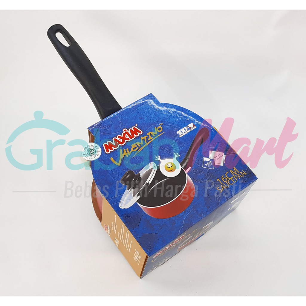 MAXIM VALENTINO SUCEPAN 16CM TEFLON ANTI LENGKET