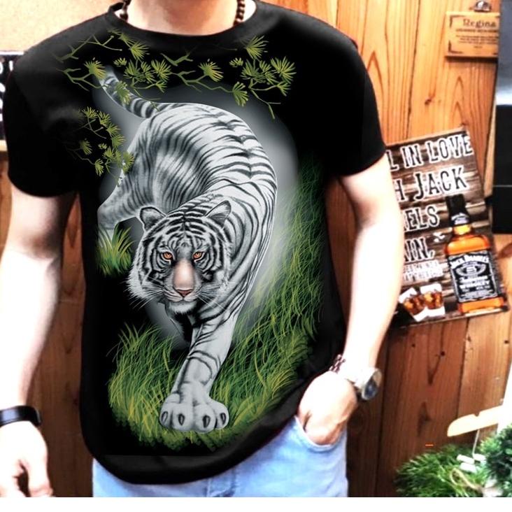 Muraaaahh.. Kaos distro Pria Motif macan / kaos pria Gambar macan / baju macan pria / baju macan gam
