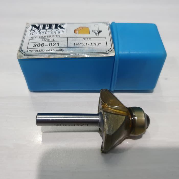 Jual Mata Profil Kayu Router Bit Mm Chamfer Bits Derajat