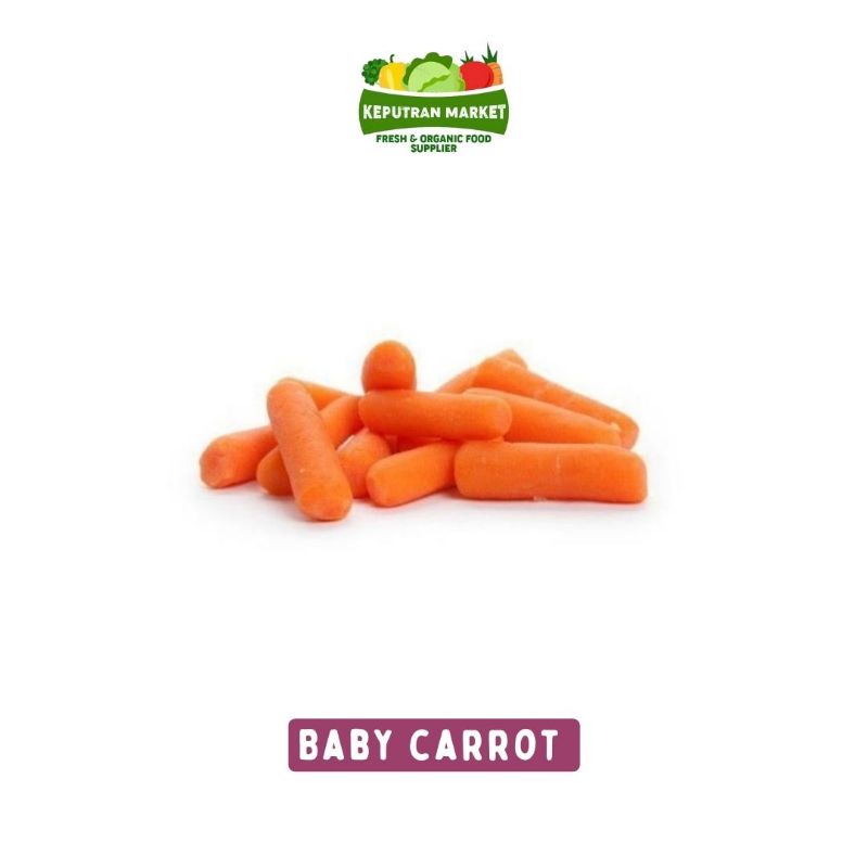 

Baby Carrot / Baby Wortel Per 250gr / Produk Langka