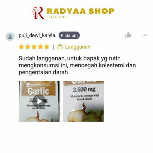 Sido Muncul Herbal Garlic 30 Kapsul - Menjaga Jantung Sehat | Obat Jantung Herbal Untuk Menjaga Kesehatan Jantung