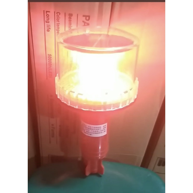 Lampu Warning Signal Light / Lampu Jaring Ikan Kapal / Solar Strobo Obor