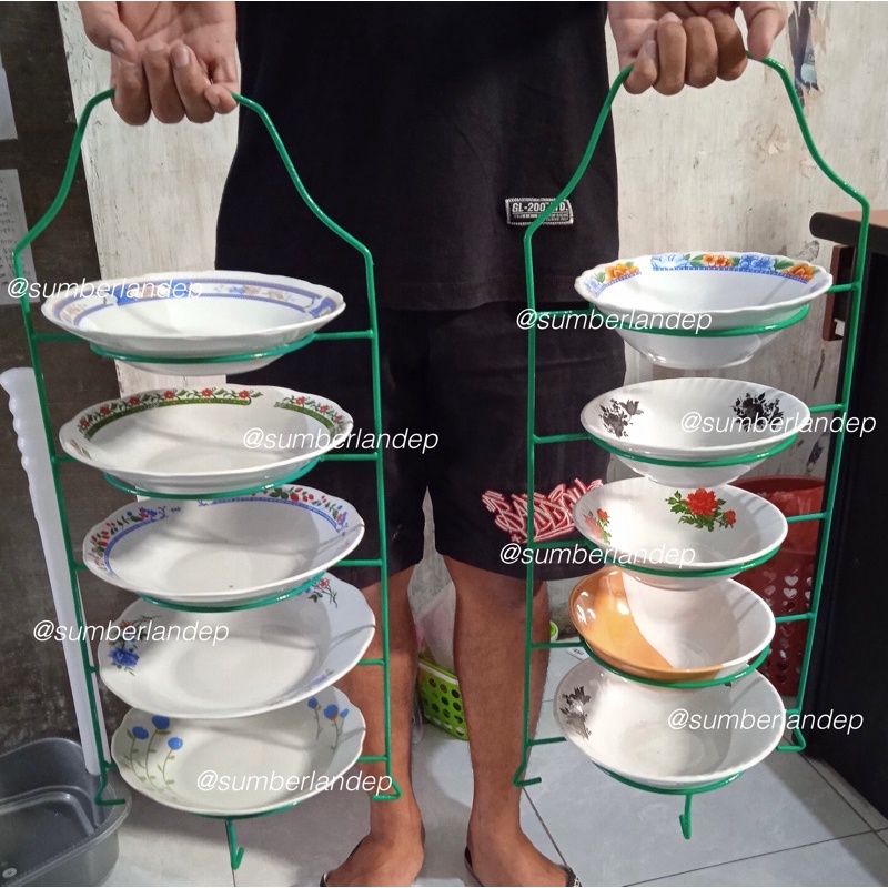 Tentengan Piring Ater Ater / Rantang Piring Hajatan / Alat Pengangkut Piring Ketika Hajatan