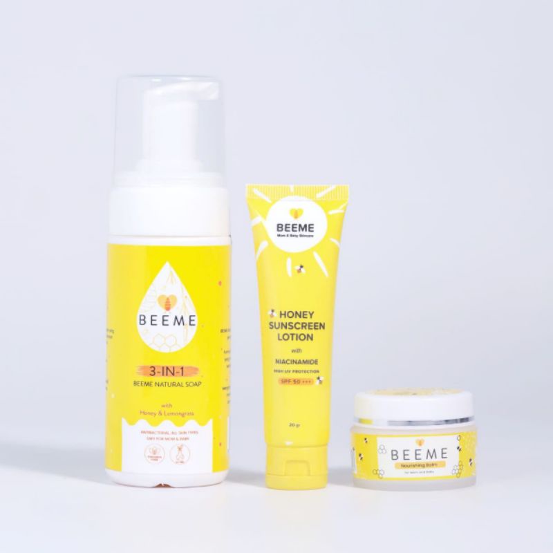 PAKET LENGKAP BEEME | Beeme Skincare Ibu &amp; Anak