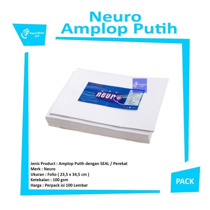 

TERMURAH!!! NEURO Amplop Putih Folio SEAL