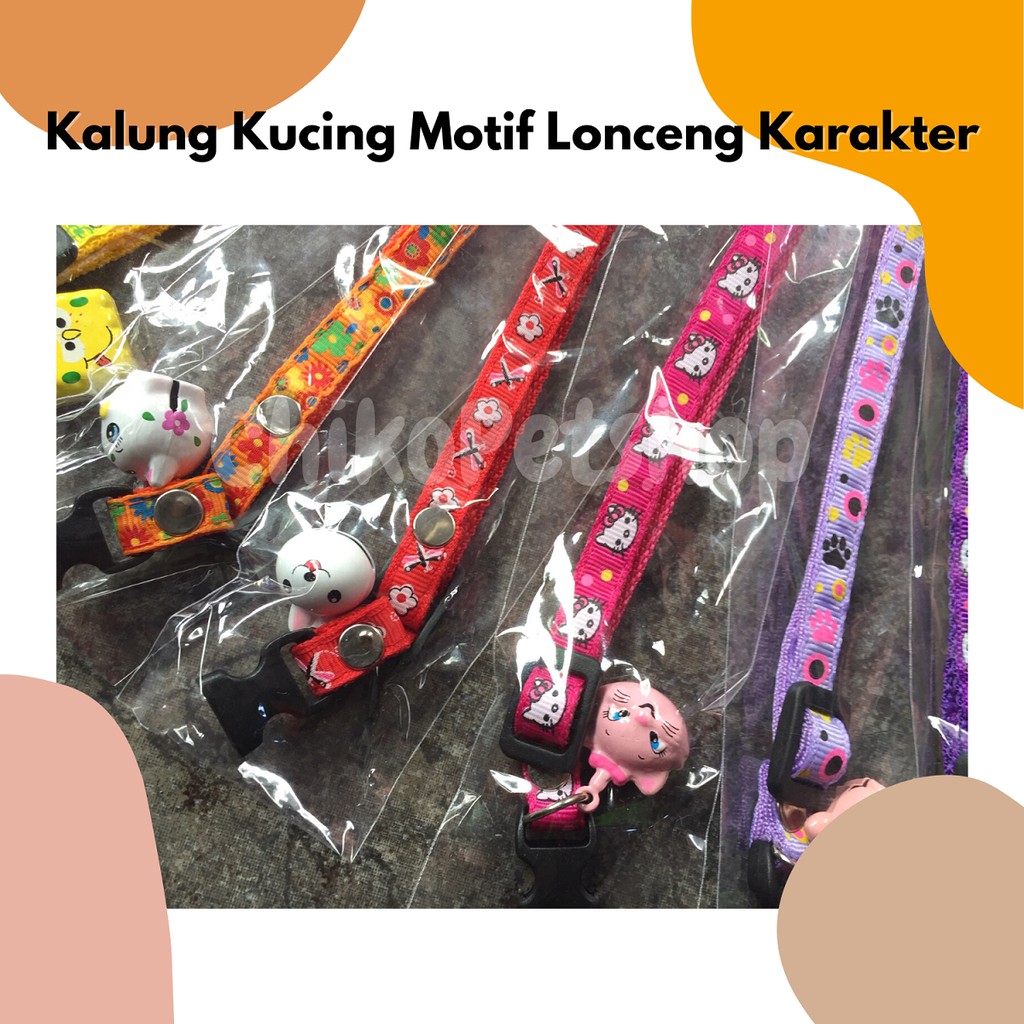 KALUNG KUCING MOTIF LONCENG KARAKTER