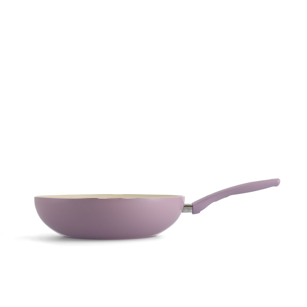 GreenPan Delight Lavender Open Wok 28 Cm / 3.69 L