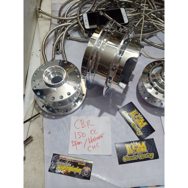 tromol Honda CBR set depan belakang tromol CNC CBR LED