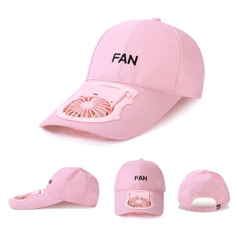 Fashion Traveling TOPI KIPAS ANGIN  TOPI KIPAS TIK TOK USB MINI, Cap With Minifan, USB Charger