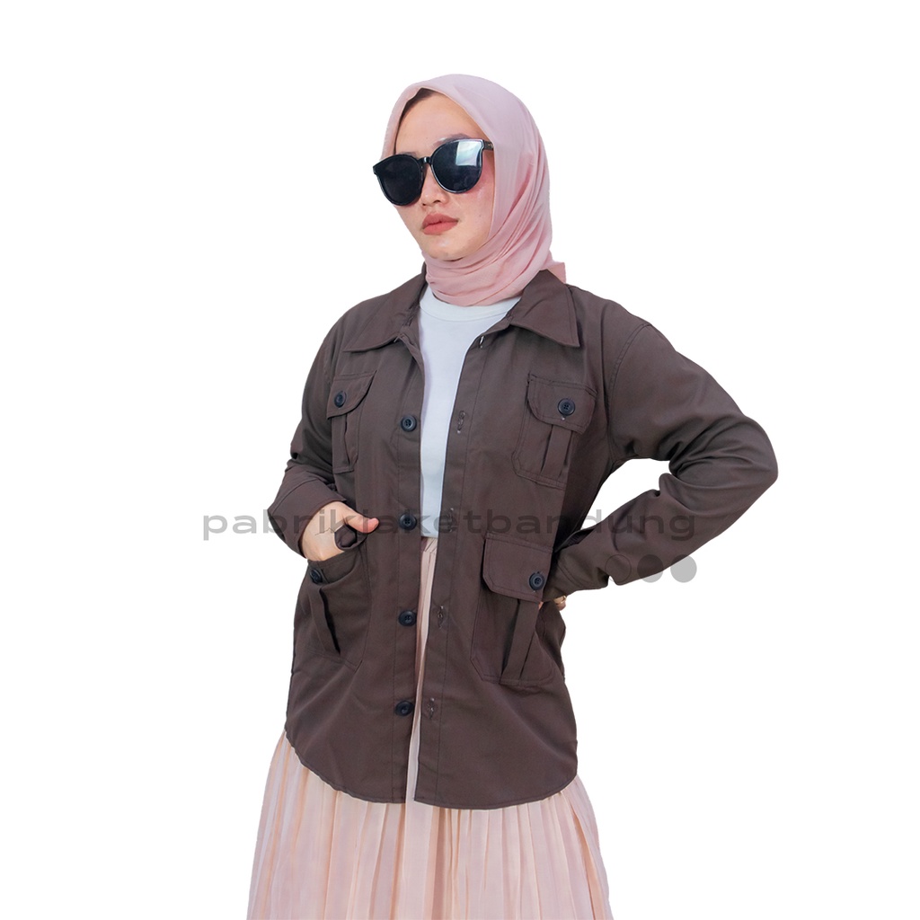 ADAM JAKET COKLAT || JAKET SEMI PARKA || JAKET PRIA DAN WANITA MASA KINI