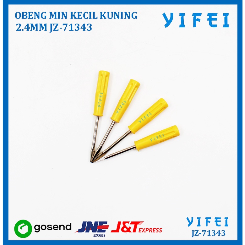 OBENG MIN KECIL KUNING 2.4MM YIFEI-71343