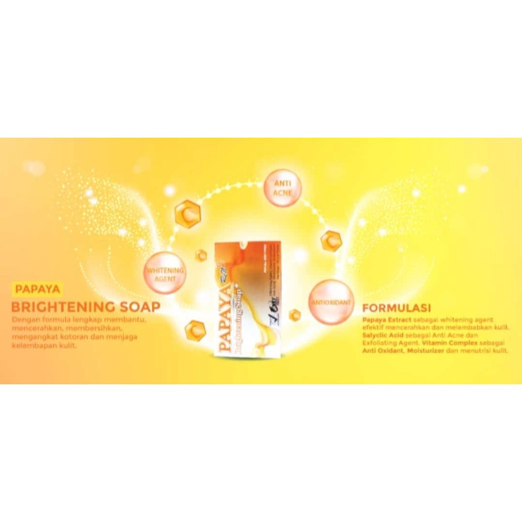 Papaya Ren Brightening soap 135Gr Original Philipine