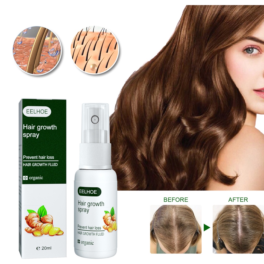 Hair growth serum spray Anti tonik rambut rontok Pertumbuhan rambut cepat 20G Serum Pemanjang &amp; Penumbuh Rambut tercepat No1 Di Indonesia