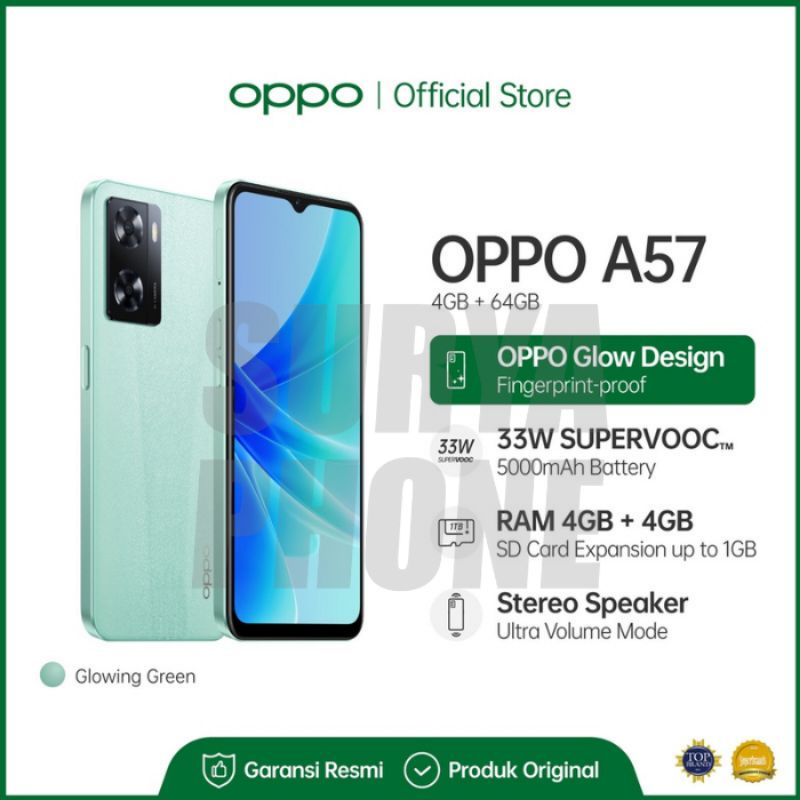 OPPO A57 NEW RAM 4/128GB