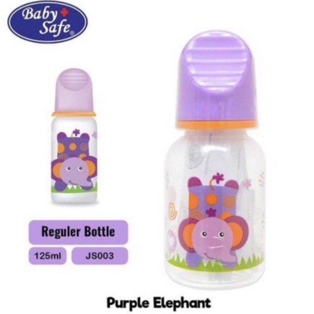 Baby Safe Feeding Bottle 125ml JS003 - Botol Susu Bayi