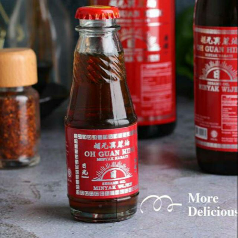 

HALAL MINYAK WIJEN MATAHARI OH GUAN HING 100ML ( SESAME OIL)