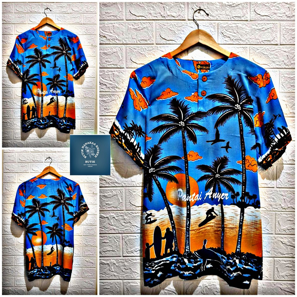 Baju Bali Pantai Pria/Wanita (Unisex)