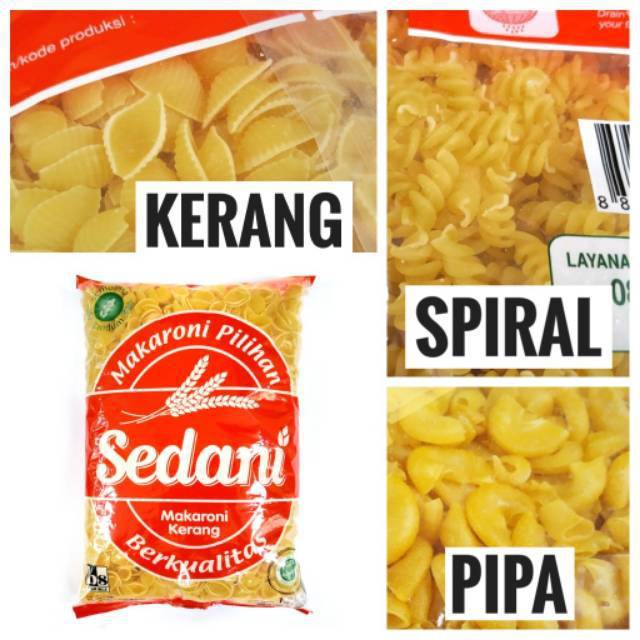 

makaroni sedani bahan kue instant 250 gram