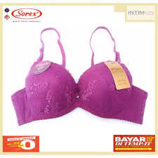 TALLY 912 Bra Brokat Push Up Busa Tebal Berkawat CUP B