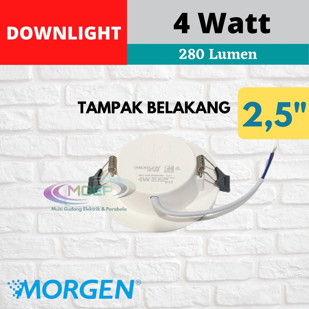 Morgen IB Downlight 4 5 9 12 18 Watt Premium Super Hemat