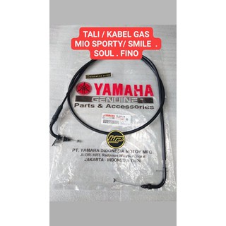 KABEL / TALI GAS MIO LAMA SPORTY MIO SMILE FINO KARBU SOUL ORIGINAL ASLI YAMAHA