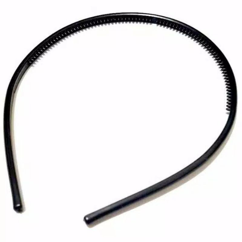 Bando / Bando Hitam / Bando Pria / Bando Polos / Bando Plastik / Bando Hitam Polos /Aksesoris Rambut