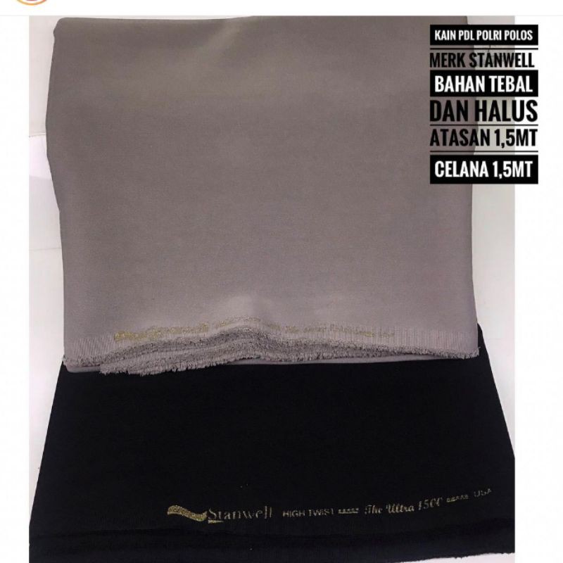 RB KAIN PDL POLRI MEREK STANWELL POLOS 3m