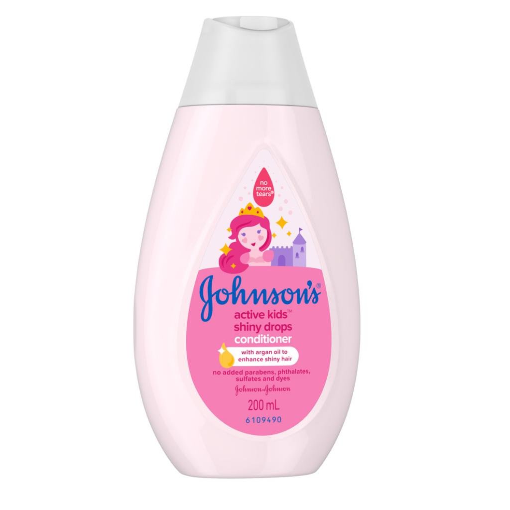 JOHNSONS ACTIVE KIDS SHINY DROPS COND 200ML