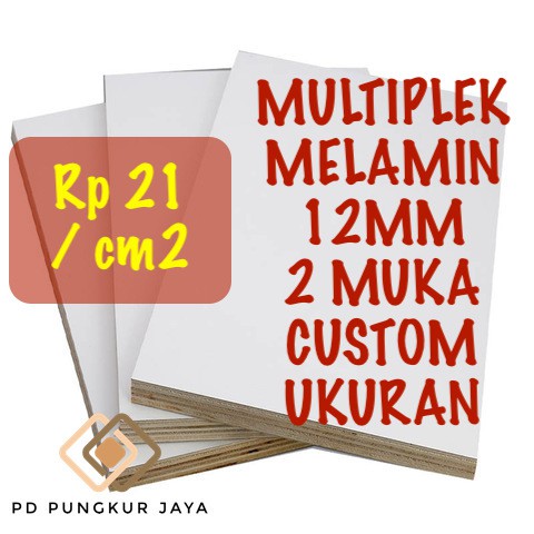 MULTIPLEK MELAMIN 12MM 2 MUKA