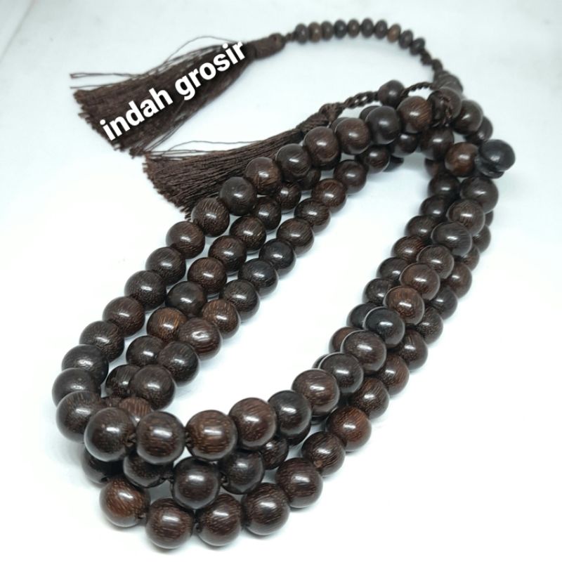 TASBIH KAYU GALIH ASEM 10MM 99 BUTIR NATURAL