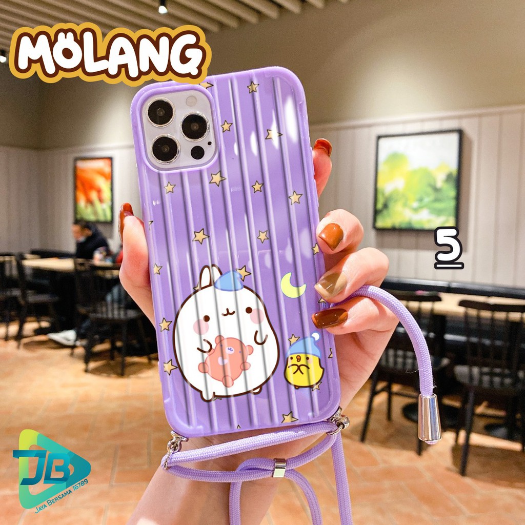 SOFTCASE KOPER SLINGCASE LANYARD MOLANG OPPO VIVO XIAOMI SAMSUNG REALME IPHONE ALL TYPE JB4649