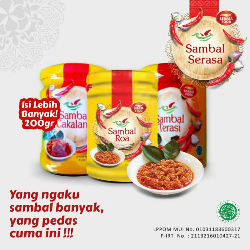 

Sambal Cakalang/ Sambal Roa/ Sambal Terasi by Serasa Food