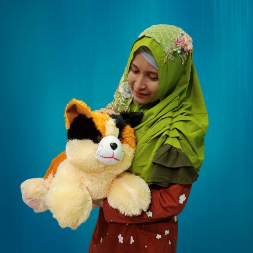 BONEKA Kucing belang XL MURAH