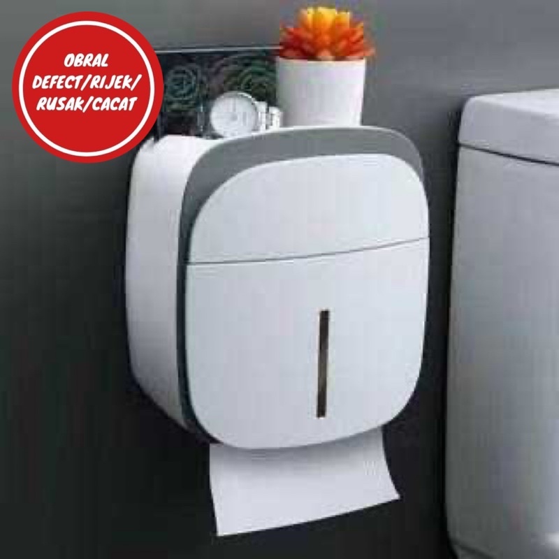 [OBRAL RIJEK] Kotak Tisu Tissue Storage Toilet Paper Box Dispenser - E1805