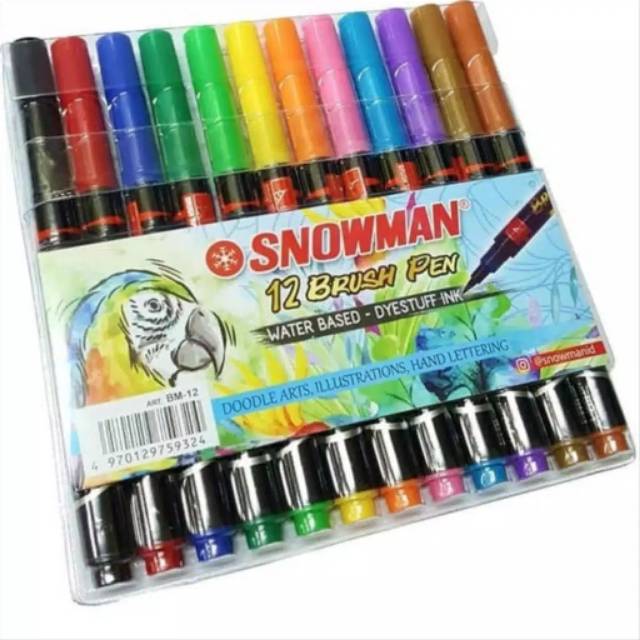 

Spidol / Brush Pen Snowman BM-12